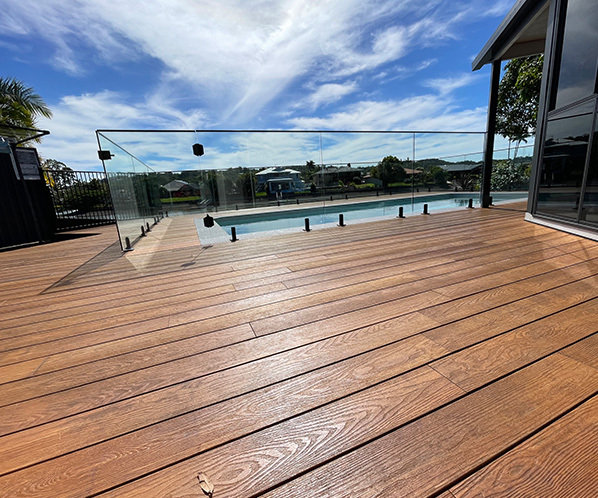 Wood Grain Bamboo Decking